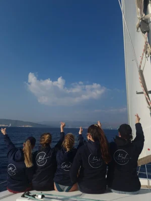 Blue Life team having fun